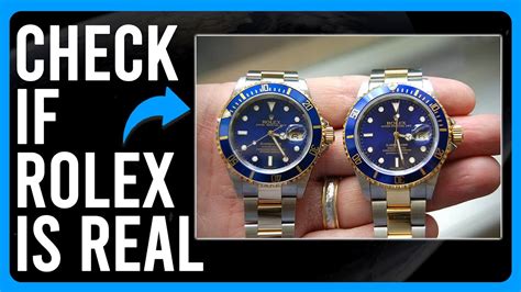 how can you tell if it's a real rolex|verify my rolex.